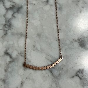 Mint and Birch Godess Rose Gold Necklace